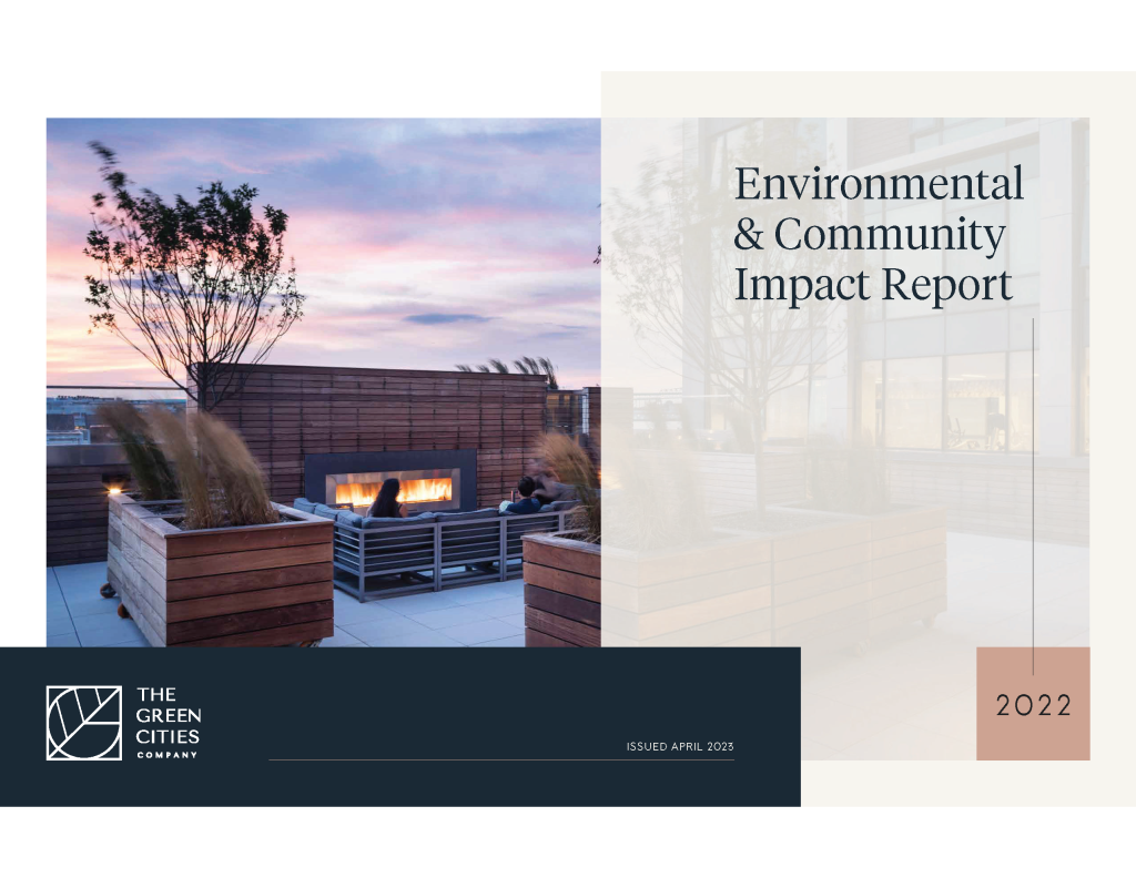 Green Cities Releases Annual Environmental & Community Impact Report for 2022