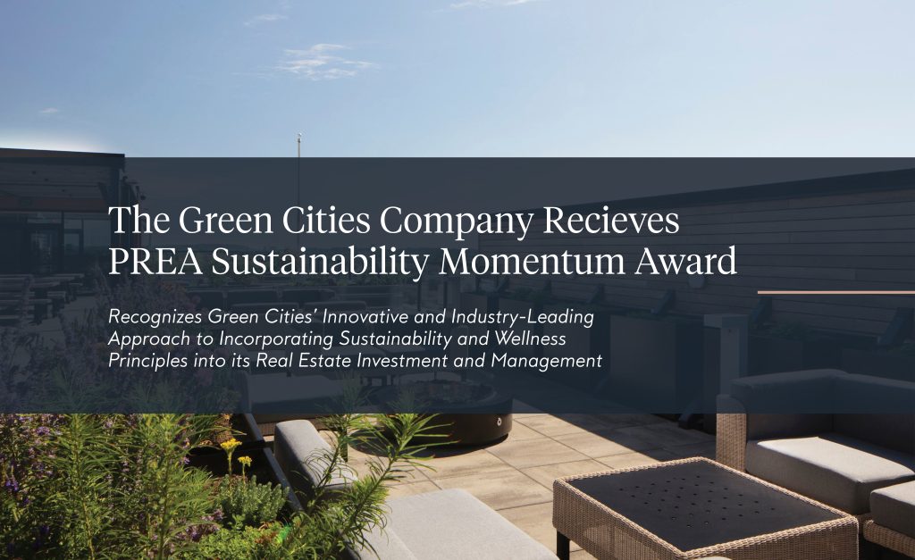 The Green Cities Company Recieves 2026 PREA Sustainability Momentum Award